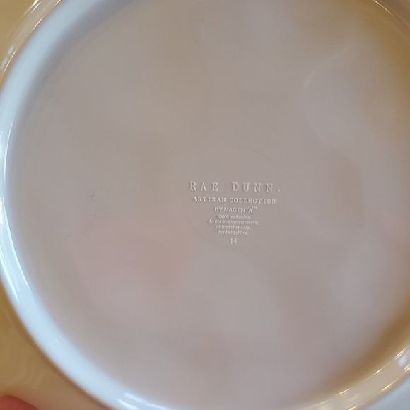 Rae Dunn Melamine Party Plates Set of 4 - Picture 3 of 6